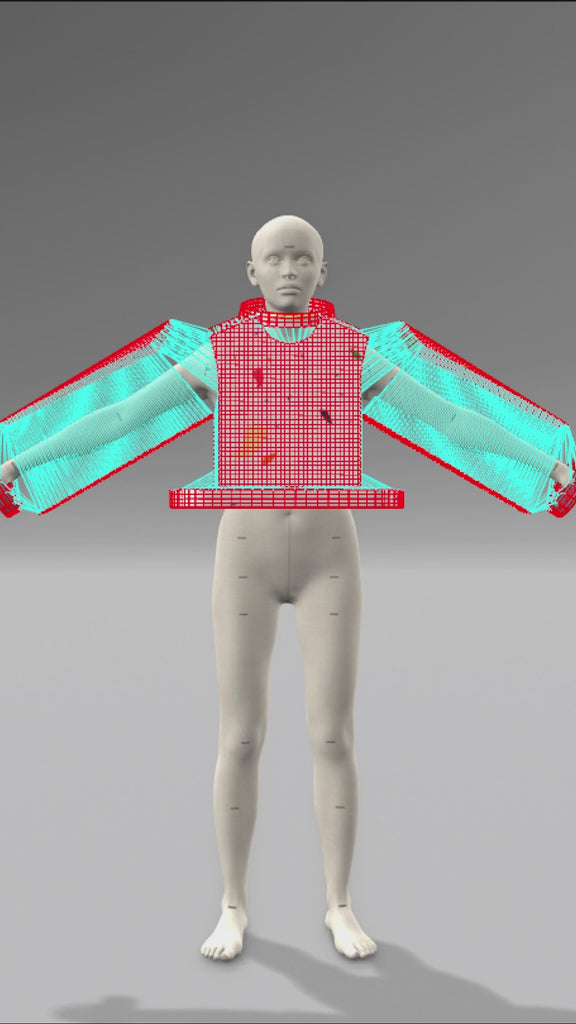  ASSIAKARA - vêtements sur mesure non genré - croptop dessin 3D mise aux mesures je fais vos vêtements