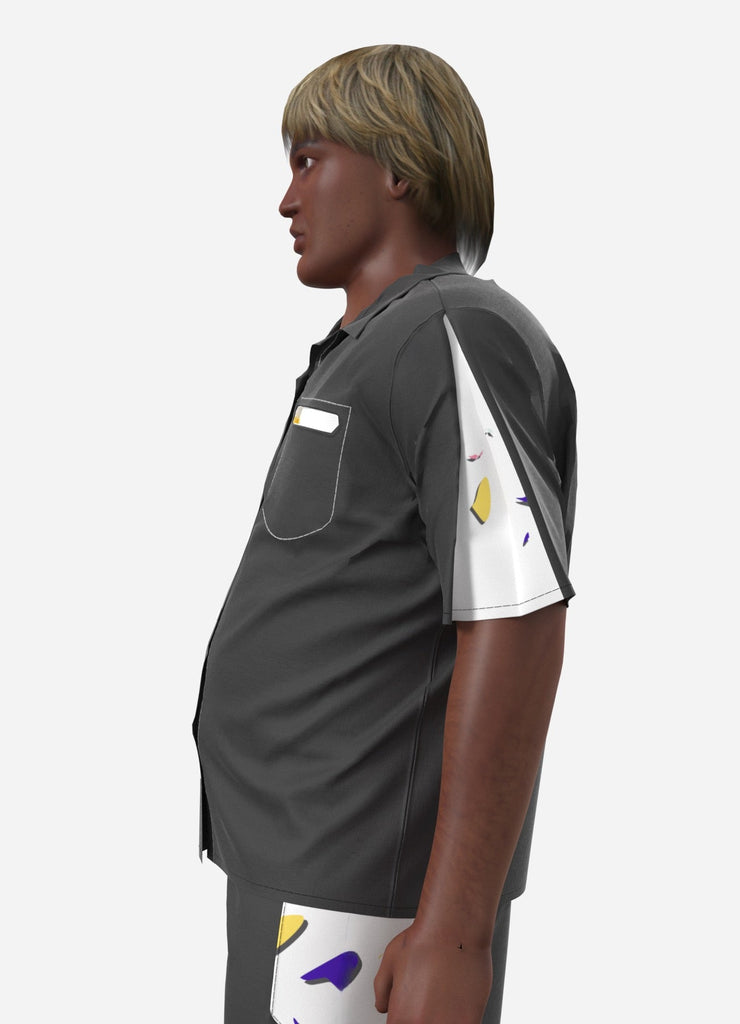 CHOOL - la chemise confortable et cool! - ASSIAKARA vêtement non genré genderless no gender mode unisexe look androgyne dégenrer degender fashion sur mesure inclusivité inclusif inclusive