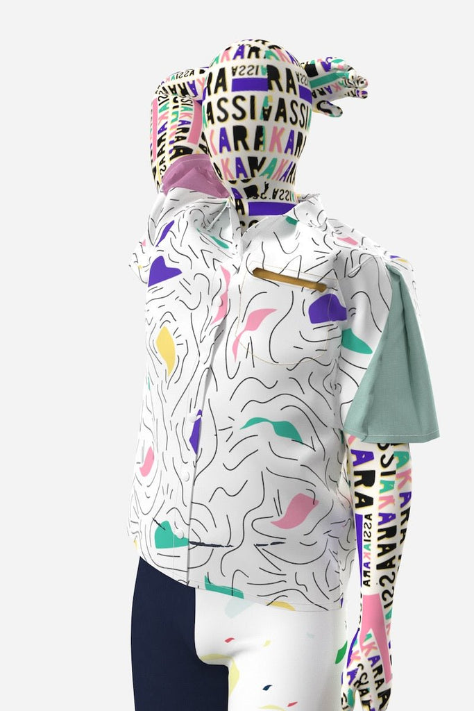 CHOOL - la chemise confortable et cool! - ASSIAKARA vêtement non genré genderless no gender mode unisexe look androgyne dégenrer degender fashion sur mesure inclusivité inclusif inclusive