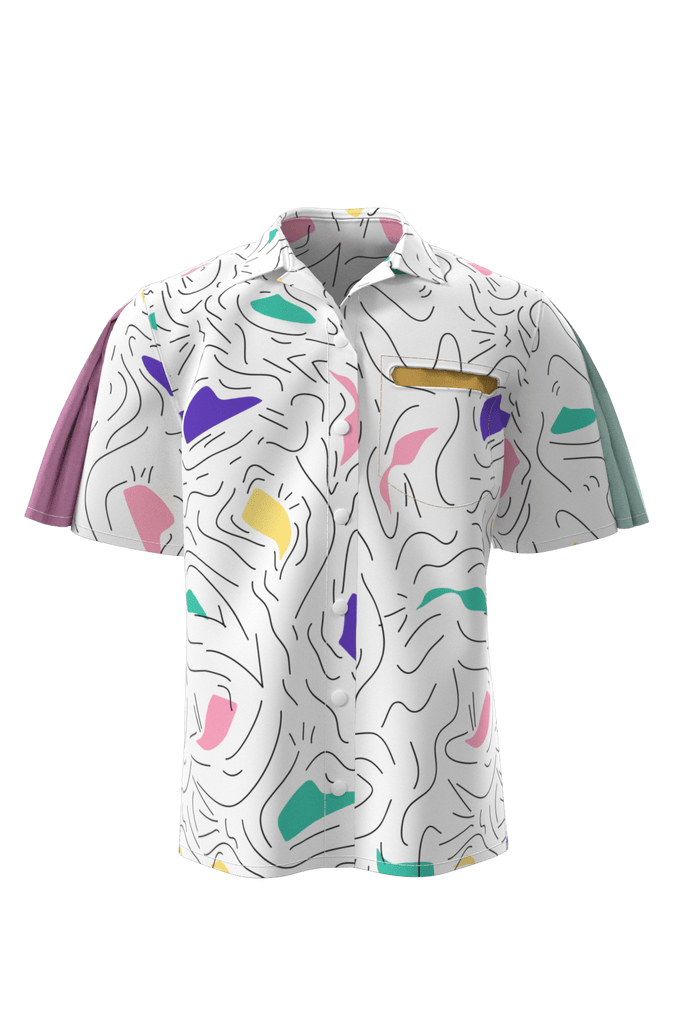 CHOOL - la chemise confortable et cool! - ASSIAKARA vêtement non genré genderless no gender mode unisexe look androgyne dégenrer degender fashion sur mesure inclusivité inclusif inclusive