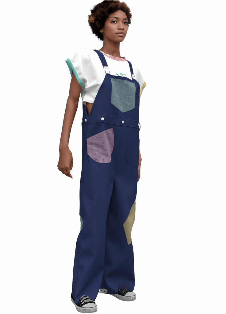 DINGUERIE DENIM - ASSIAKARA vêtement non genré genderless no gender mode unisexe look androgyne dégenrer degender fashion sur mesure inclusivité inclusif inclusive