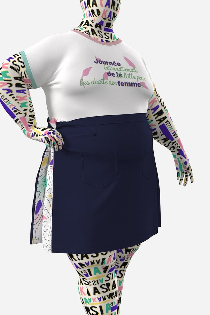 DINGUERIE JERSEY - ASSIAKARA vêtement non genré genderless no gender mode unisexe look androgyne dégenrer degender fashion sur mesure inclusivité inclusif inclusive