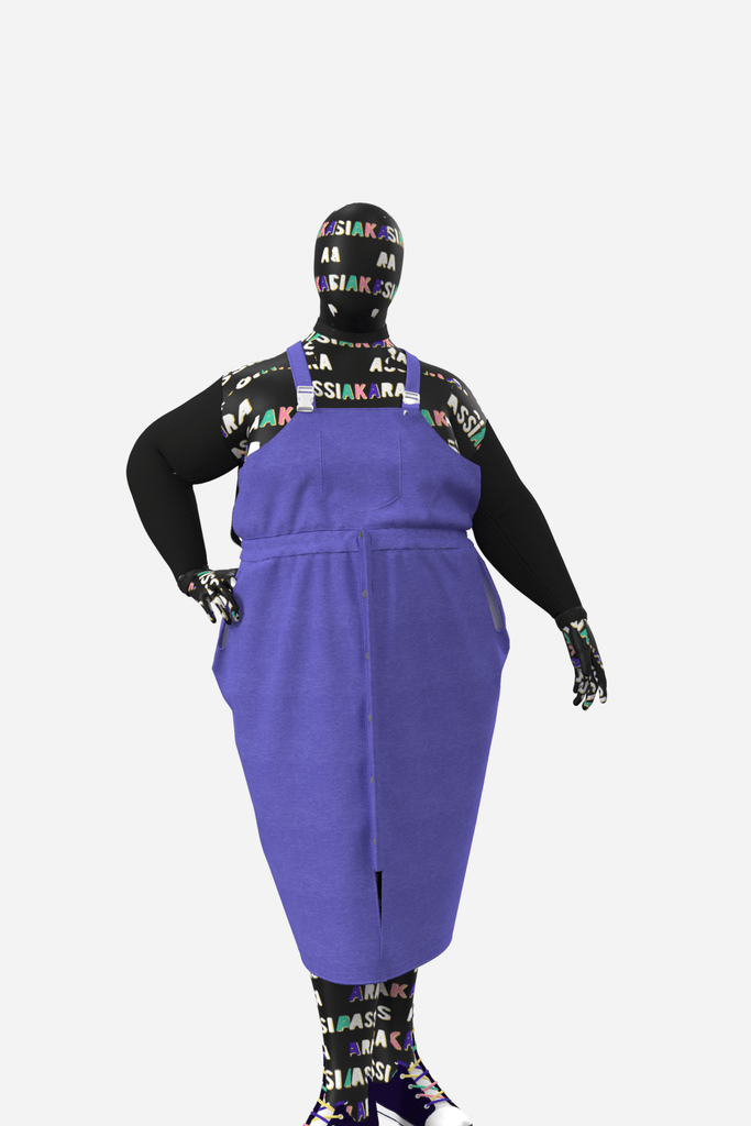 DINGUERIE VELOURS - ASSIAKARA vêtement non genré genderless no gender mode unisexe look androgyne dégenrer degender fashion sur mesure inclusivité inclusif inclusive