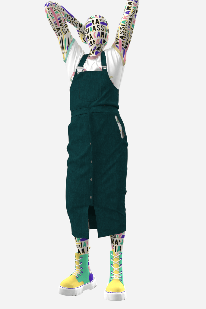 DINGUERIE VELOURS - ASSIAKARA vêtement non genré genderless no gender mode unisexe look androgyne dégenrer degender fashion sur mesure inclusivité inclusif inclusive