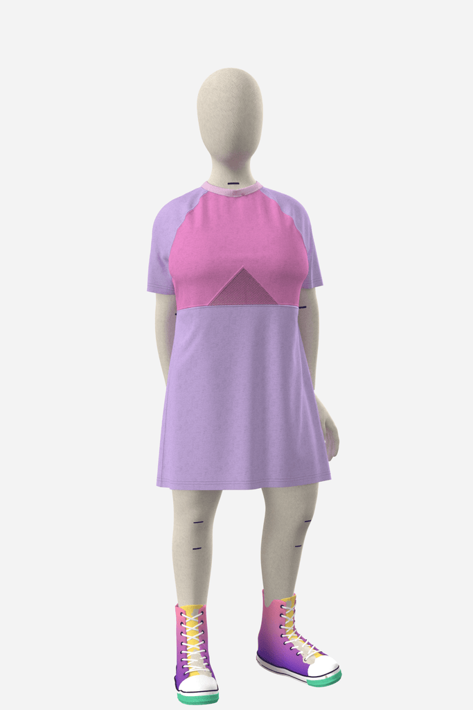 GLACE - l'autre robe t-shirt - ASSIAKARA vêtement non genré genderless no gender mode unisexe look androgyne dégenrer degender fashion sur mesure inclusivité inclusif inclusive