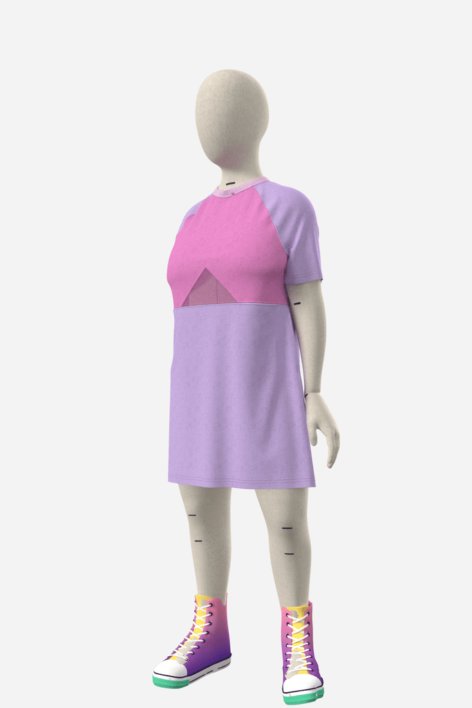 GLACE - l'autre robe t-shirt - ASSIAKARA vêtement non genré genderless no gender mode unisexe look androgyne dégenrer degender fashion sur mesure inclusivité inclusif inclusive