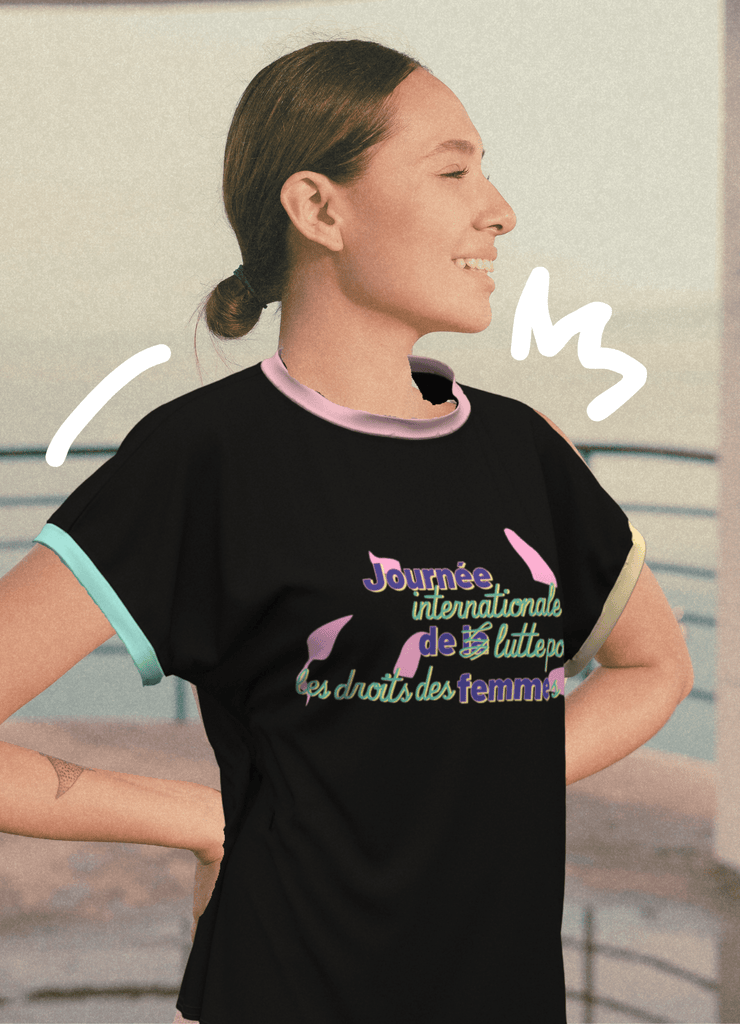 JDLF - le t - shirt qui s'exprime ! - ASSIAKARA vêtement non genré genderless no gender mode unisexe look androgyne dégenrer degender fashion sur mesure inclusivité inclusif inclusive