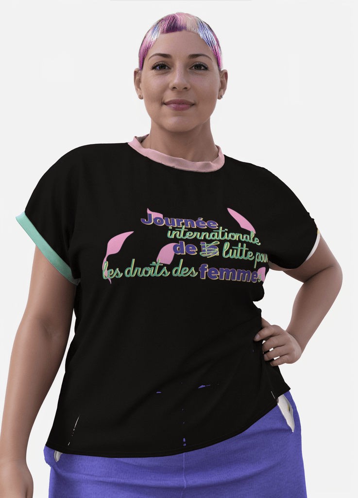 JDLF - le t - shirt qui s'exprime ! - ASSIAKARA vêtement non genré genderless no gender mode unisexe look androgyne dégenrer degender fashion sur mesure inclusivité inclusif inclusive