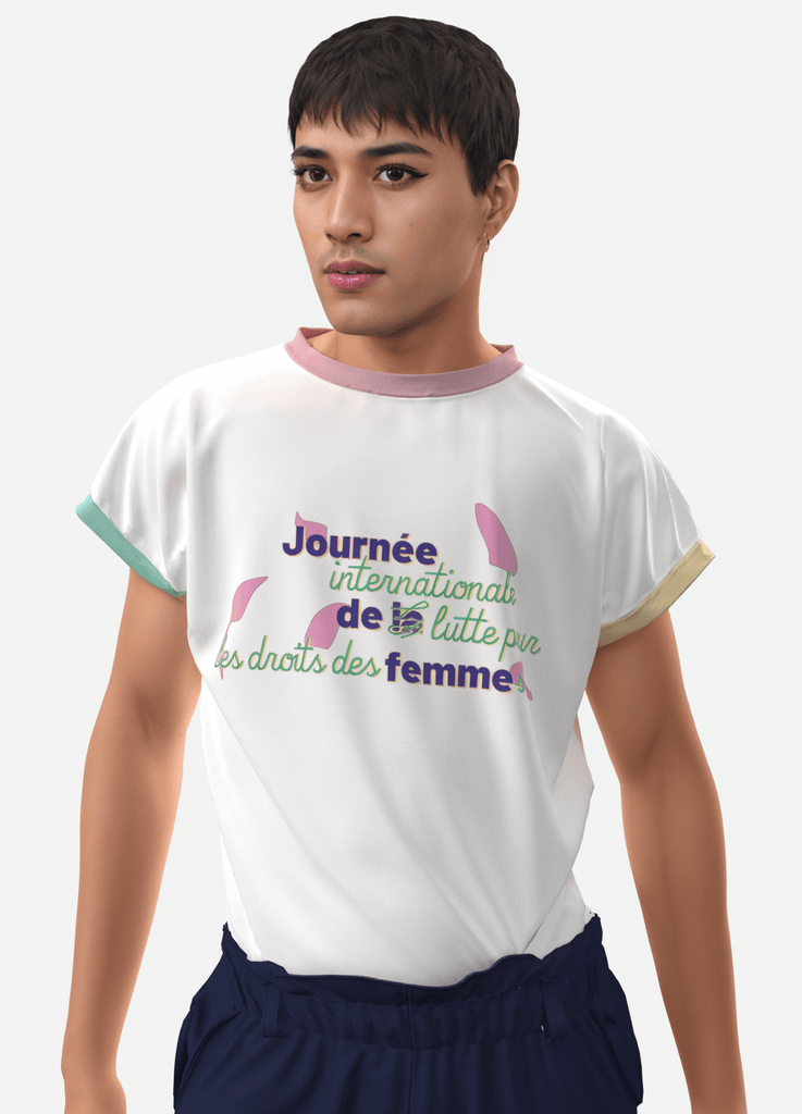 JDLF - le t - shirt qui s'exprime ! - ASSIAKARA vêtement non genré genderless no gender mode unisexe look androgyne dégenrer degender fashion sur mesure inclusivité inclusif inclusive