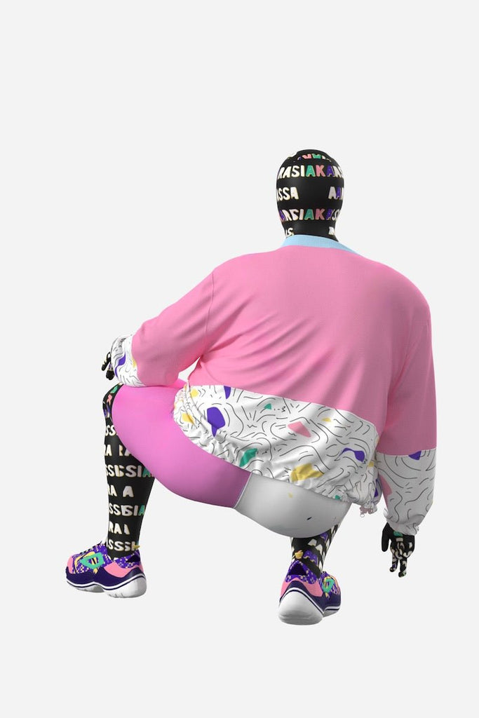 JOJO - ta bomber jacket colorée ! - ASSIAKARA vêtement non genré genderless no gender mode unisexe look androgyne dégenrer degender fashion sur mesure inclusivité inclusif inclusive