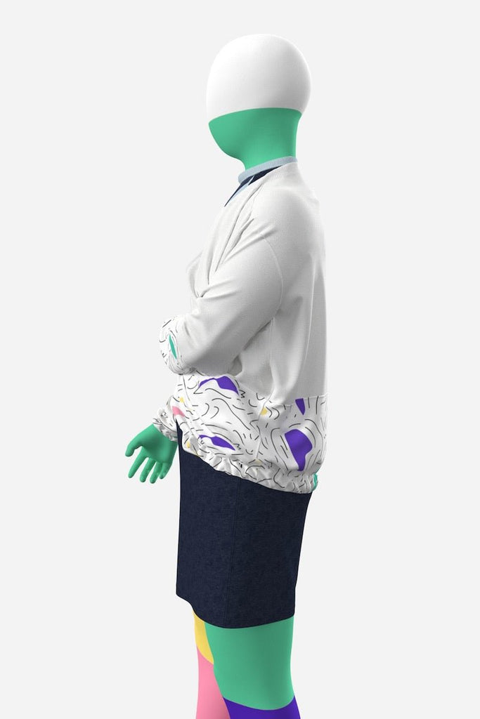 JOJO - ta bomber jacket colorée ! - ASSIAKARA vêtement non genré genderless no gender mode unisexe look androgyne dégenrer degender fashion sur mesure inclusivité inclusif inclusive