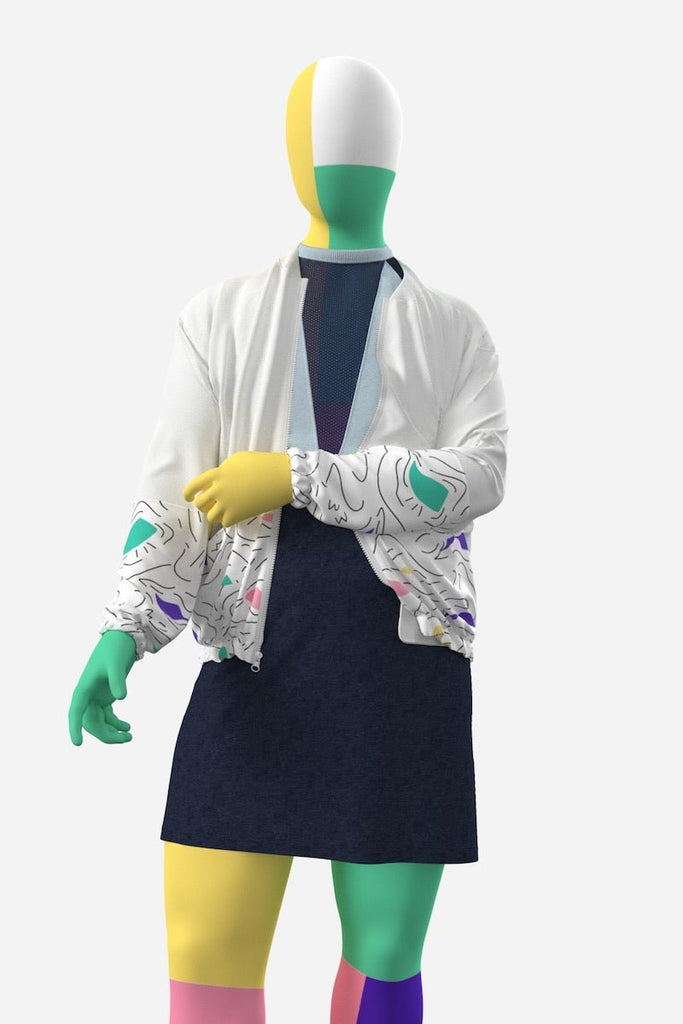 JOJO - ta bomber jacket colorée ! - ASSIAKARA vêtement non genré genderless no gender mode unisexe look androgyne dégenrer degender fashion sur mesure inclusivité inclusif inclusive