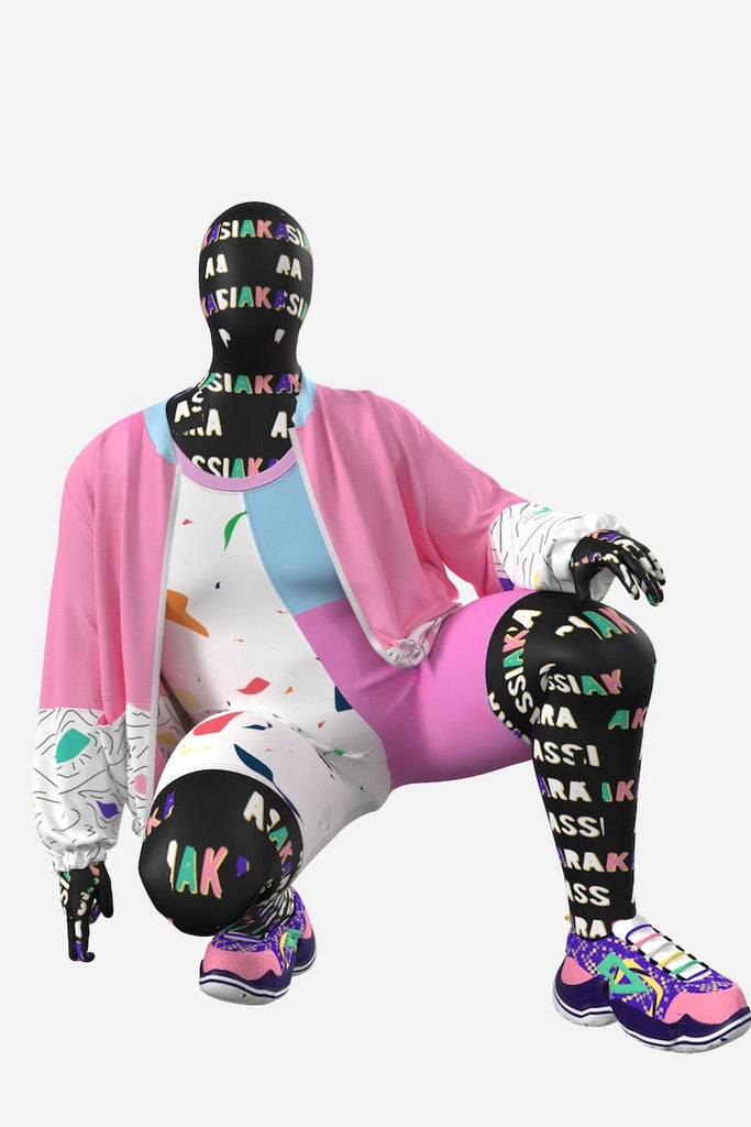 JOJO - ta bomber jacket colorée ! - ASSIAKARA vêtement non genré genderless no gender mode unisexe look androgyne dégenrer degender fashion sur mesure inclusivité inclusif inclusive