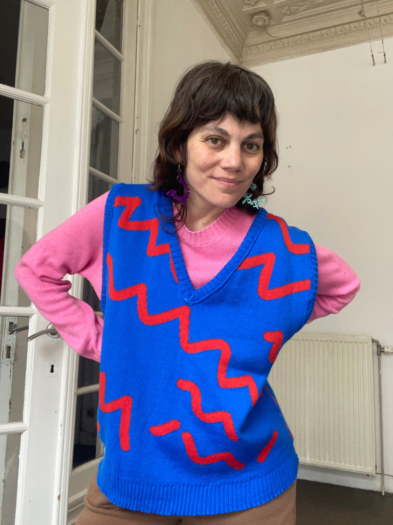 Le GILET coloré! - ASSIAKARA vêtement non genré genderless no gender mode unisexe look androgyne dégenrer degender fashion sur mesure inclusivité inclusif inclusive