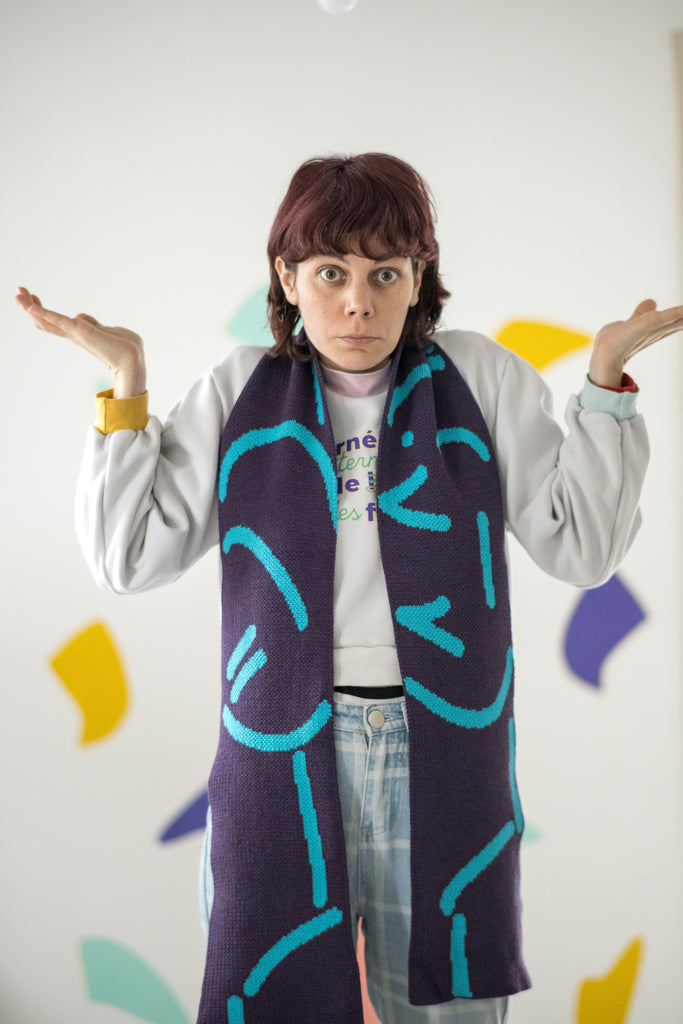 LES ECHARPES 🧣 - ASSIAKARA vêtement non genré genderless no gender mode unisexe look androgyne dégenrer degender fashion sur mesure inclusivité inclusif inclusive