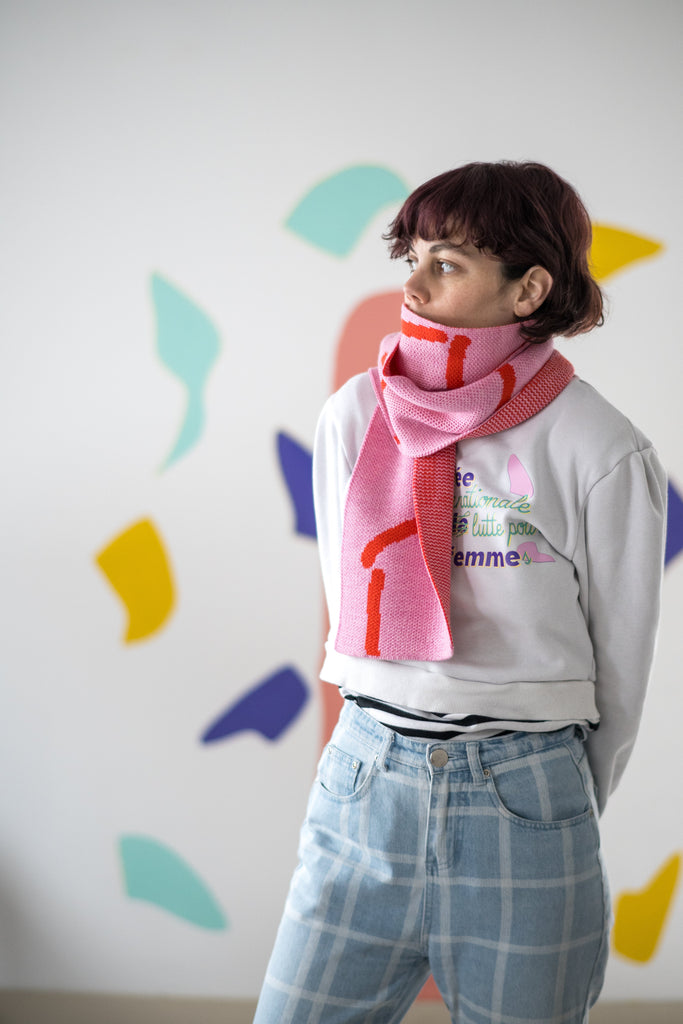 LES ECHARPES 🧣 - ASSIAKARA vêtement non genré genderless no gender mode unisexe look androgyne dégenrer degender fashion sur mesure inclusivité inclusif inclusive