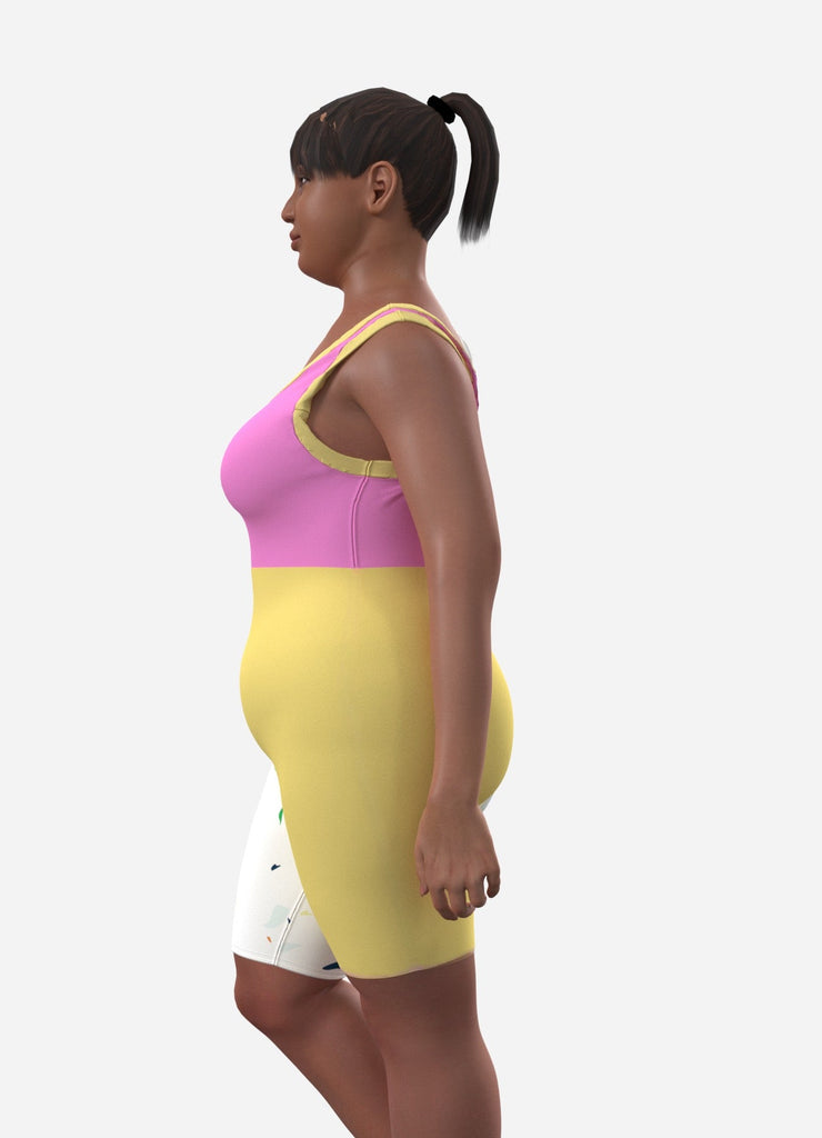 OUFTI! - la combi moulante funky - ASSIAKARA vêtement non genré genderless no gender mode unisexe look androgyne dégenrer degender fashion sur mesure inclusivité inclusif inclusive