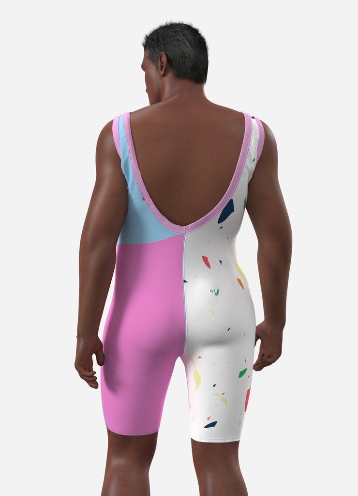 OUFTI! - la combi moulante funky - ASSIAKARA vêtement non genré genderless no gender mode unisexe look androgyne dégenrer degender fashion sur mesure inclusivité inclusif inclusive