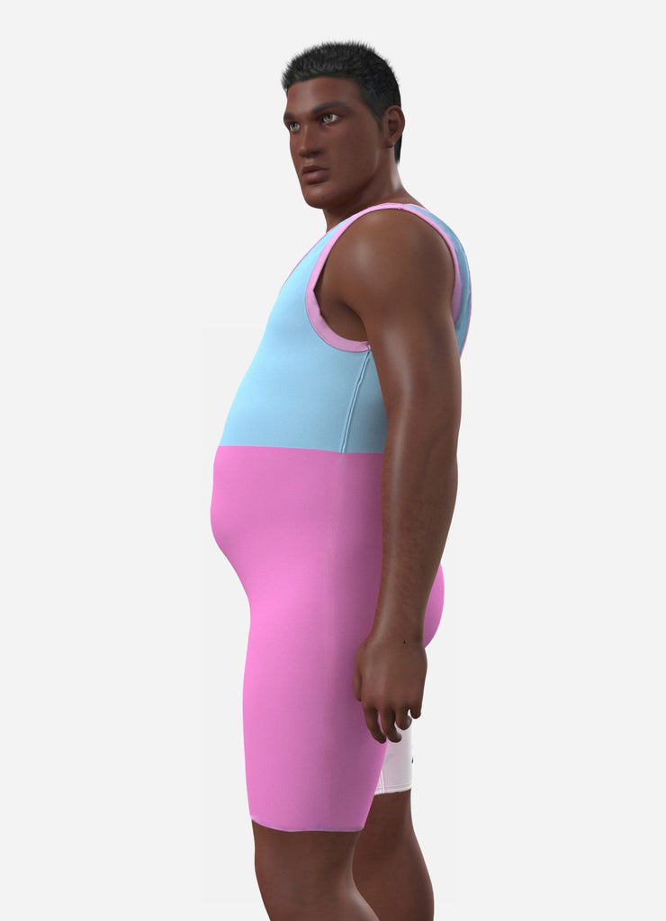 OUFTI! - la combi moulante funky - ASSIAKARA vêtement non genré genderless no gender mode unisexe look androgyne dégenrer degender fashion sur mesure inclusivité inclusif inclusive