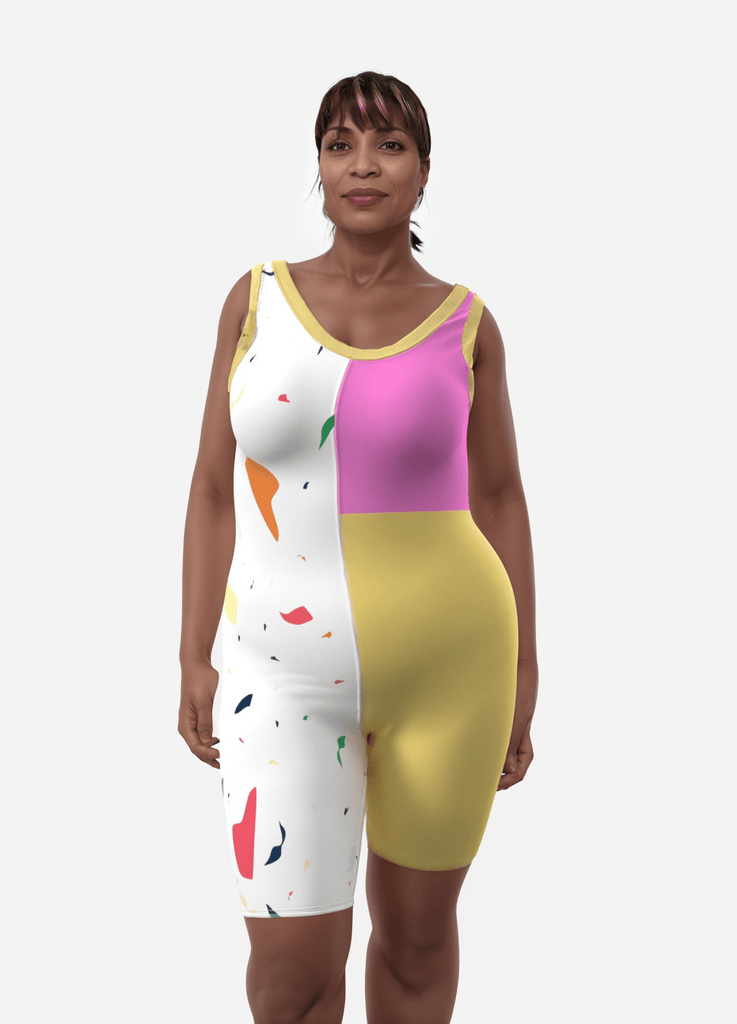 OUFTI! - la combi moulante funky - ASSIAKARA vêtement non genré genderless no gender mode unisexe look androgyne dégenrer degender fashion sur mesure inclusivité inclusif inclusive