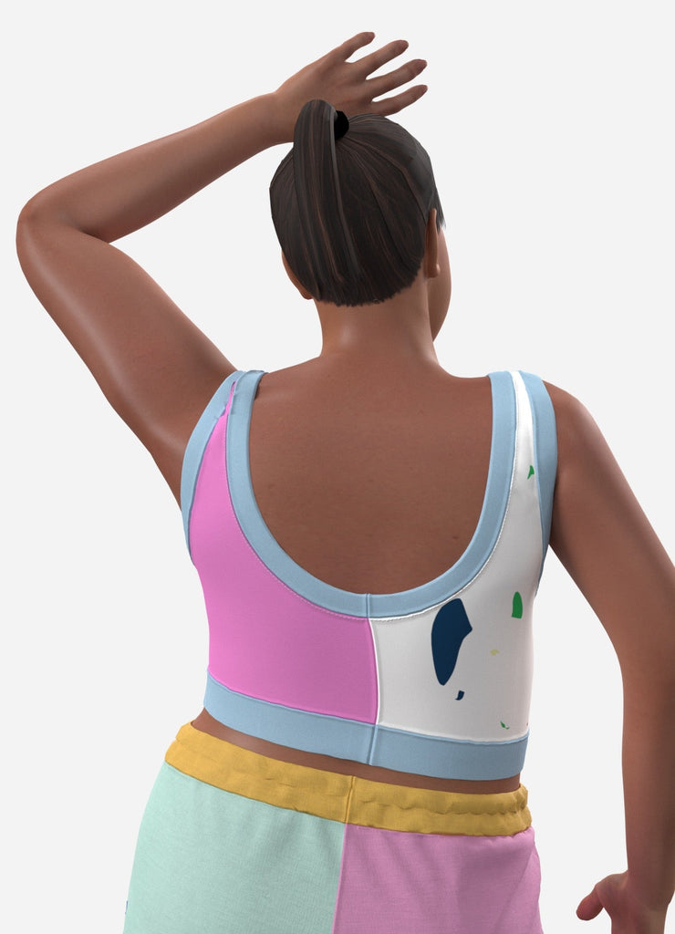 OUFTOI! - le top d'été funky - ASSIAKARA vêtement non genré genderless no gender mode unisexe look androgyne dégenrer degender fashion sur mesure inclusivité inclusif inclusive