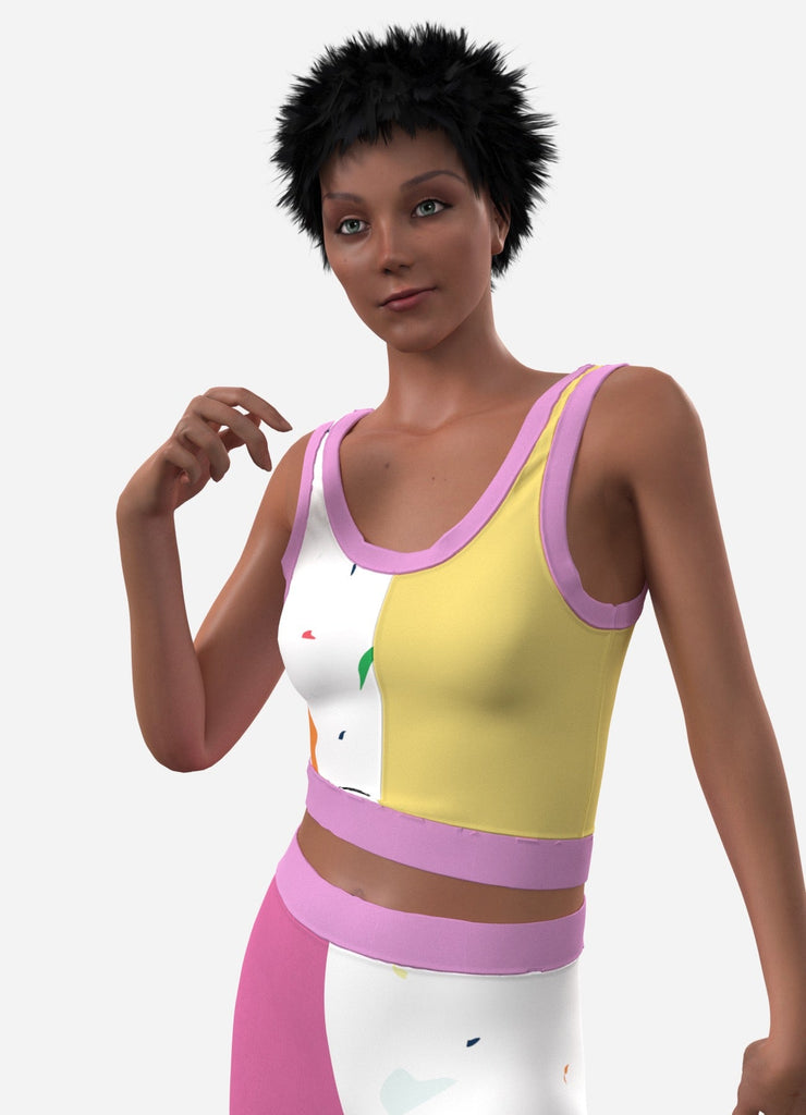 OUFTOI! - le top d'été funky - ASSIAKARA vêtement non genré genderless no gender mode unisexe look androgyne dégenrer degender fashion sur mesure inclusivité inclusif inclusive