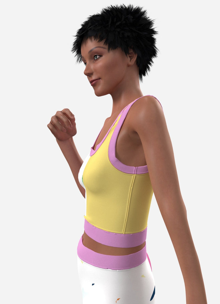 OUFTOI! - le top d'été funky - ASSIAKARA vêtement non genré genderless no gender mode unisexe look androgyne dégenrer degender fashion sur mesure inclusivité inclusif inclusive