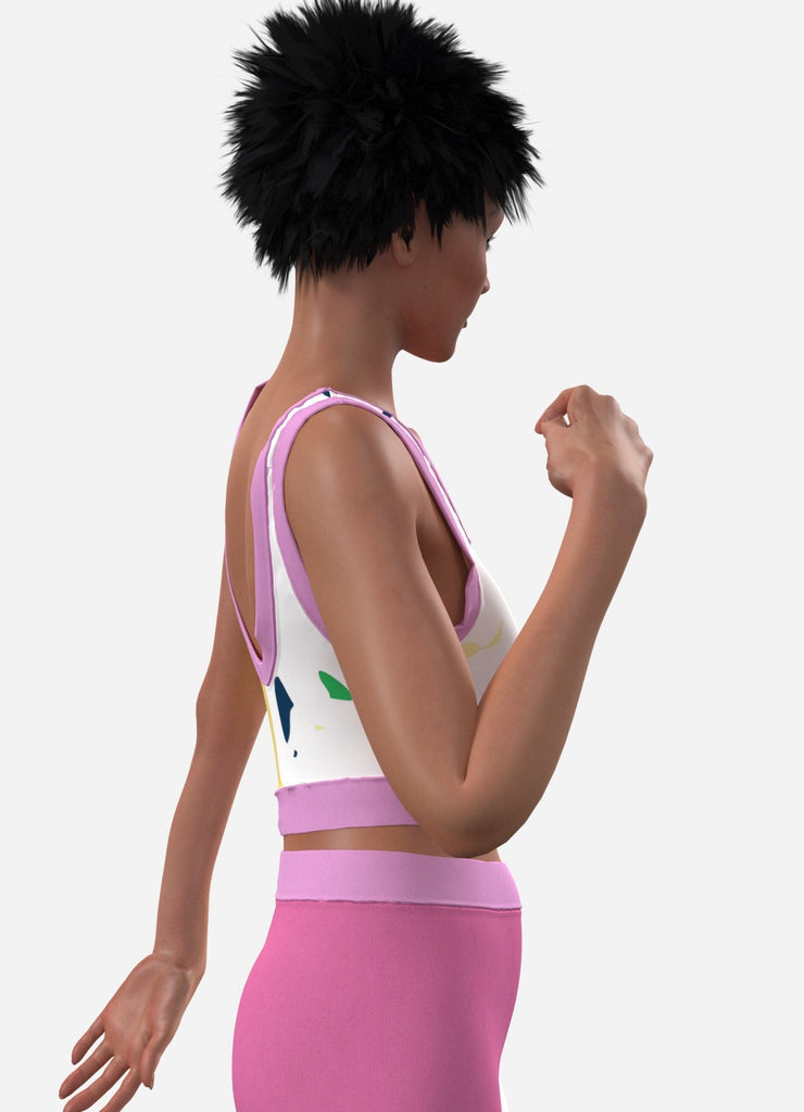 OUFTOI! - le top d'été funky - ASSIAKARA vêtement non genré genderless no gender mode unisexe look androgyne dégenrer degender fashion sur mesure inclusivité inclusif inclusive