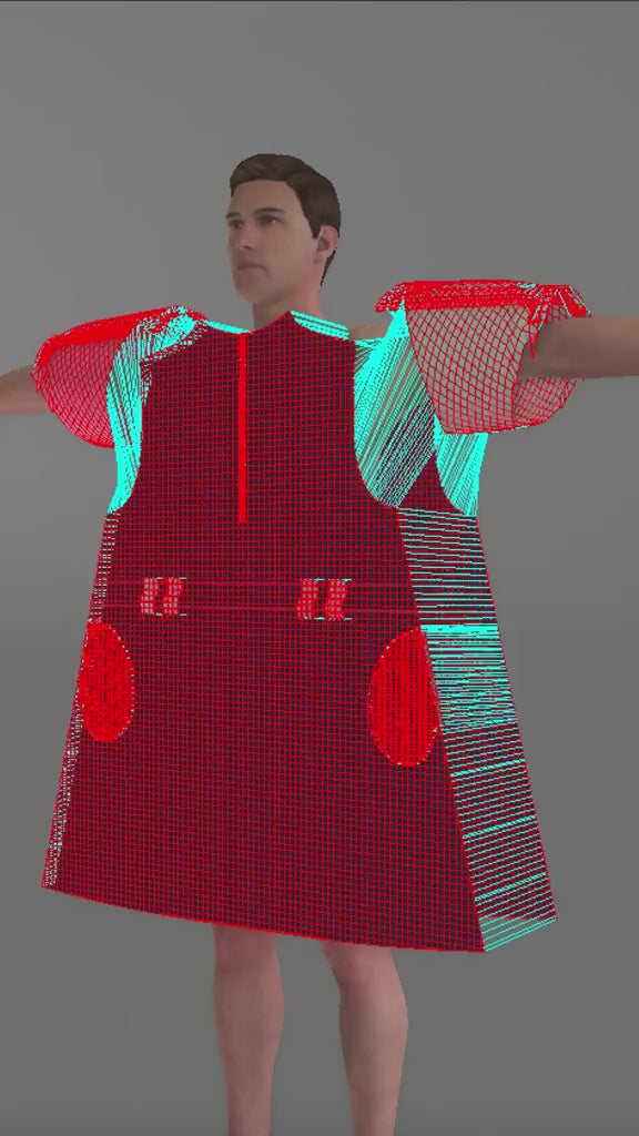  ASSIAKARA - vêtements sur mesure non genré - robe dessin 3D mise aux mesures je fais vos vêtements