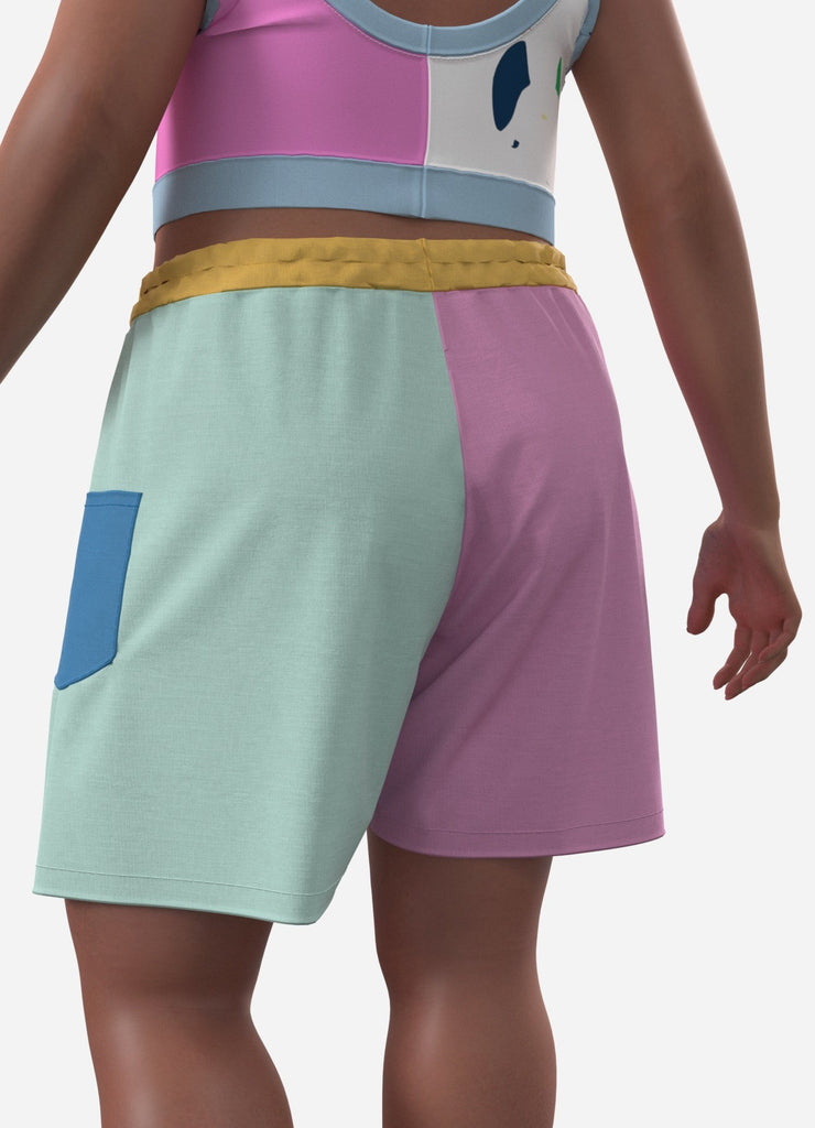 SHOOPS - le short super cool! - ASSIAKARA vêtement non genré genderless no gender mode unisexe look androgyne dégenrer degender fashion sur mesure inclusivité inclusif inclusive
