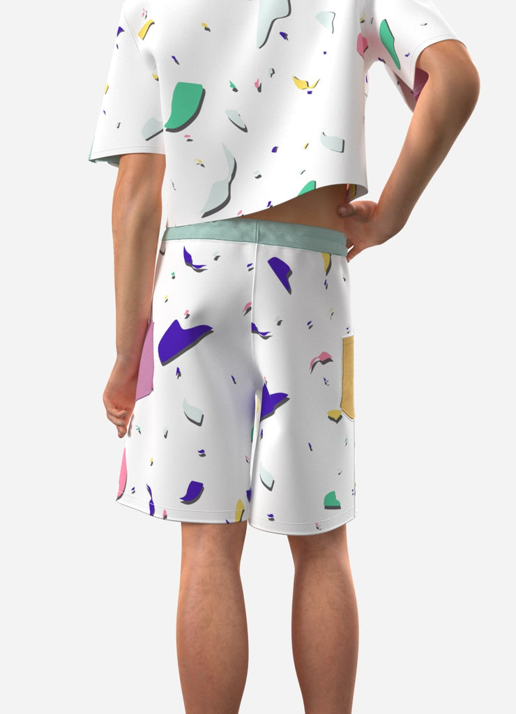 SHOOPS - le short super cool! - ASSIAKARA vêtement non genré genderless no gender mode unisexe look androgyne dégenrer degender fashion sur mesure inclusivité inclusif inclusive