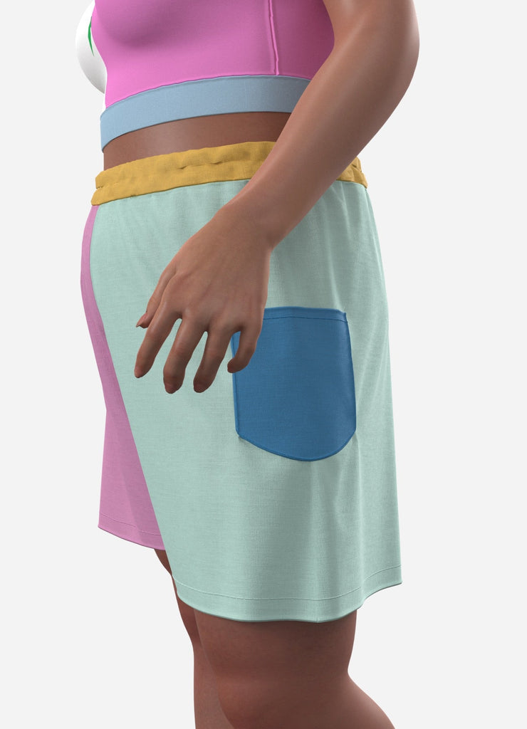 SHOOPS - le short super cool! - ASSIAKARA vêtement non genré genderless no gender mode unisexe look androgyne dégenrer degender fashion sur mesure inclusivité inclusif inclusive