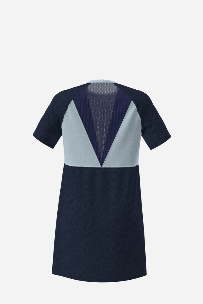 SORBET - la robe t-shirt - ASSIAKARA vêtement non genré genderless no gender mode unisexe look androgyne dégenrer degender fashion sur mesure inclusivité inclusif inclusive