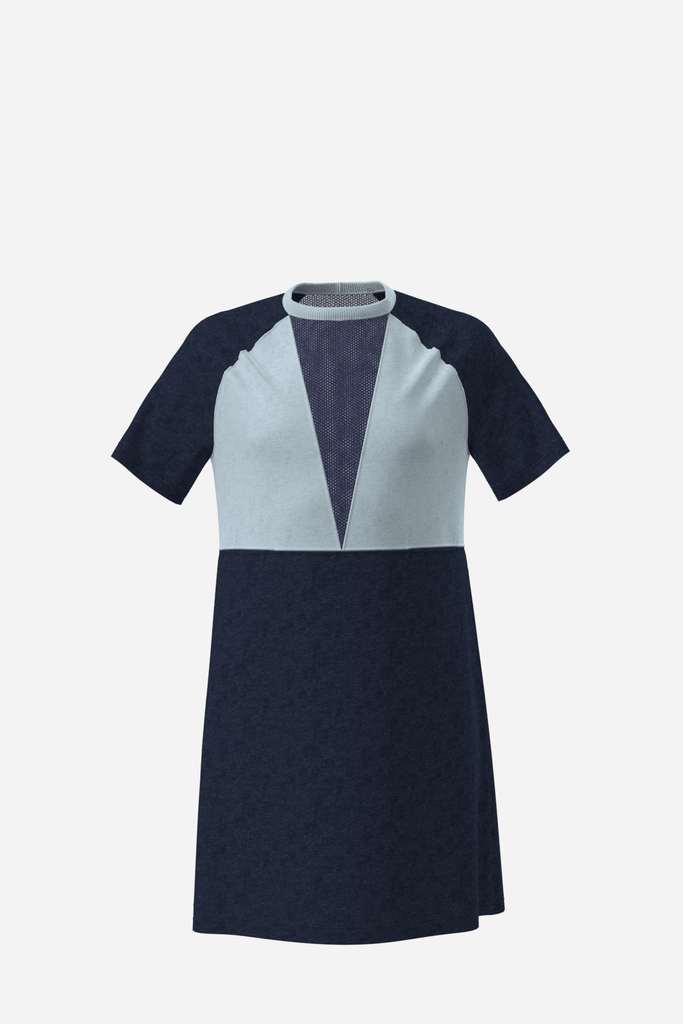 SORBET - la robe t-shirt - ASSIAKARA vêtement non genré genderless no gender mode unisexe look androgyne dégenrer degender fashion sur mesure inclusivité inclusif inclusive