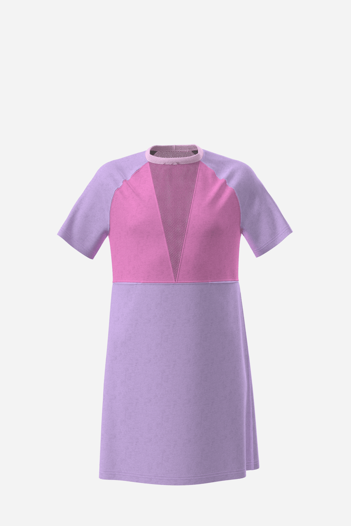 SORBET - la robe t-shirt - ASSIAKARA vêtement non genré genderless no gender mode unisexe look androgyne dégenrer degender fashion sur mesure inclusivité inclusif inclusive