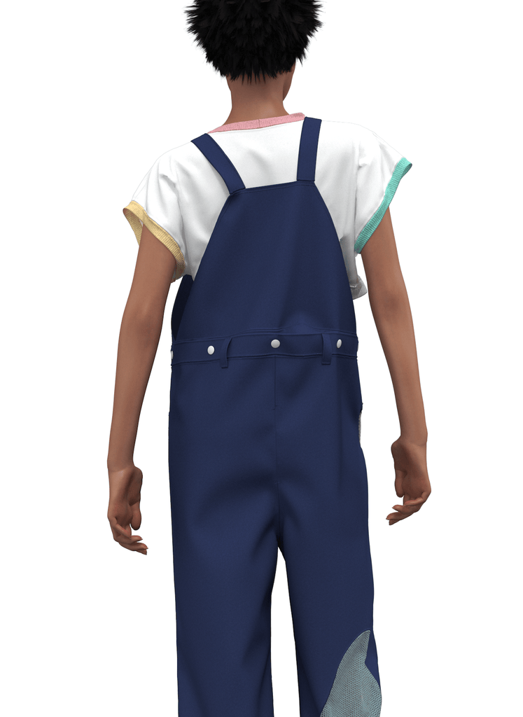 DINGUERIE DENIM - ASSIAKARA vêtement non genré genderless no gender mode unisexe look androgyne dégenrer degender fashion sur mesure inclusivité inclusif inclusive