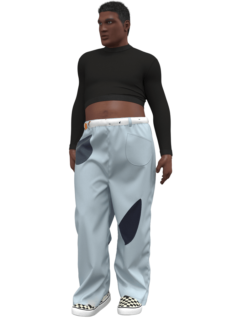 DINGUERIE DENIM - ASSIAKARA vêtement non genré genderless no gender mode unisexe look androgyne dégenrer degender fashion sur mesure inclusivité inclusif inclusive