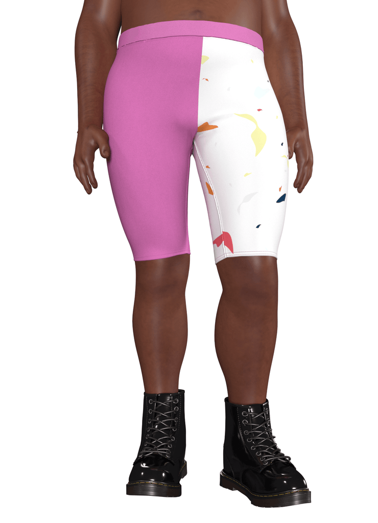 HASE - le short cycliste funky ! - ASSIAKARA vêtement non genré genderless no gender mode unisexe look androgyne dégenrer degender fashion sur mesure inclusivité inclusif inclusive