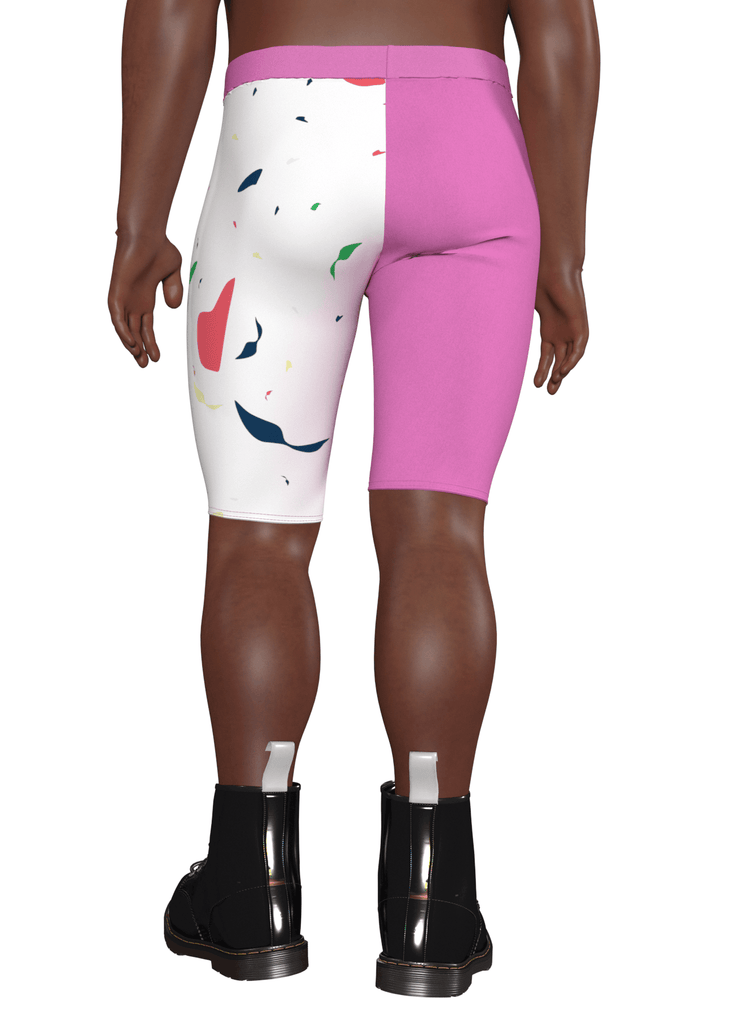 HASE - le short cycliste funky ! - ASSIAKARA vêtement non genré genderless no gender mode unisexe look androgyne dégenrer degender fashion sur mesure inclusivité inclusif inclusive