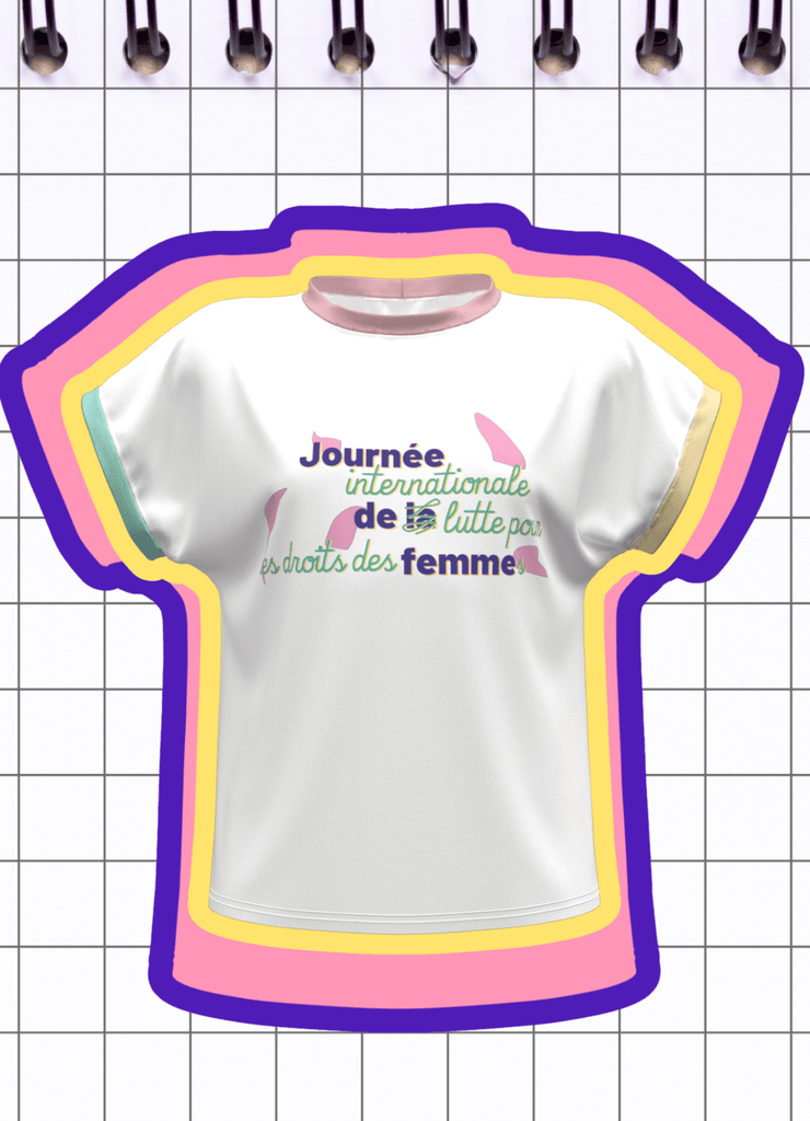 JDLF - le t-shirt qui s'exprime ! - ASSIAKARA vêtement non genré genderless no gender mode unisexe look androgyne dégenrer degender fashion sur mesure inclusivité inclusif inclusive