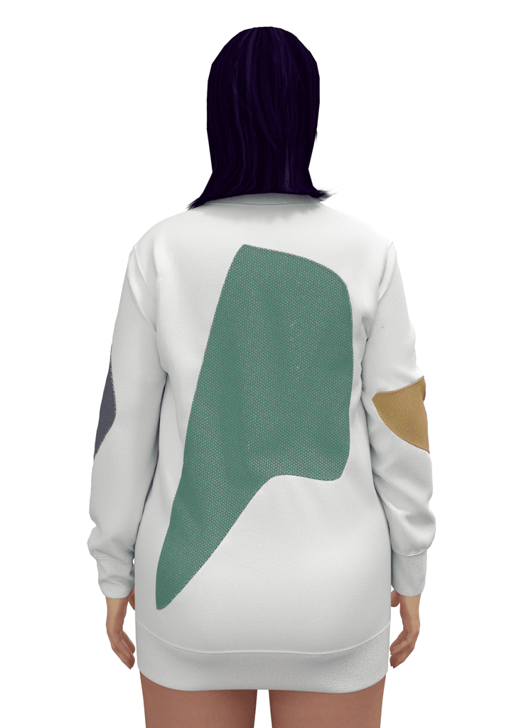 MAINTENANT - le pull arc-en-ciel - ASSIAKARA vêtement non genré genderless no gender mode unisexe look androgyne dégenrer degender fashion sur mesure inclusivité inclusif inclusive