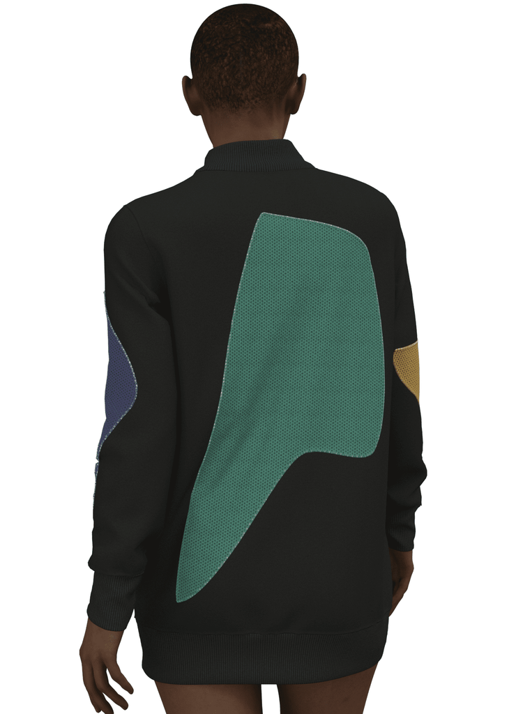 MAINTENANT - le pull arc-en-ciel - ASSIAKARA vêtement non genré genderless no gender mode unisexe look androgyne dégenrer degender fashion sur mesure inclusivité inclusif inclusive