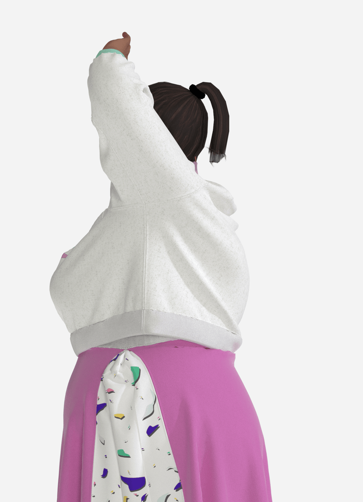 SWEATSHIRT JDLF - le pull qui s'exprime! - ASSIAKARA vêtement non genré genderless no gender mode unisexe look androgyne dégenrer degender fashion sur mesure inclusivité inclusif inclusive