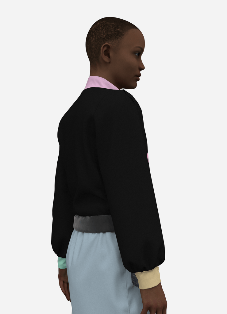 SWEATSHIRT JDLF - le pull qui s'exprime! - ASSIAKARA vêtement non genré genderless no gender mode unisexe look androgyne dégenrer degender fashion sur mesure inclusivité inclusif inclusive