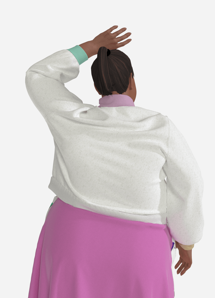 SWEATSHIRT JDLF - le pull qui s'exprime! - ASSIAKARA vêtement non genré genderless no gender mode unisexe look androgyne dégenrer degender fashion sur mesure inclusivité inclusif inclusive