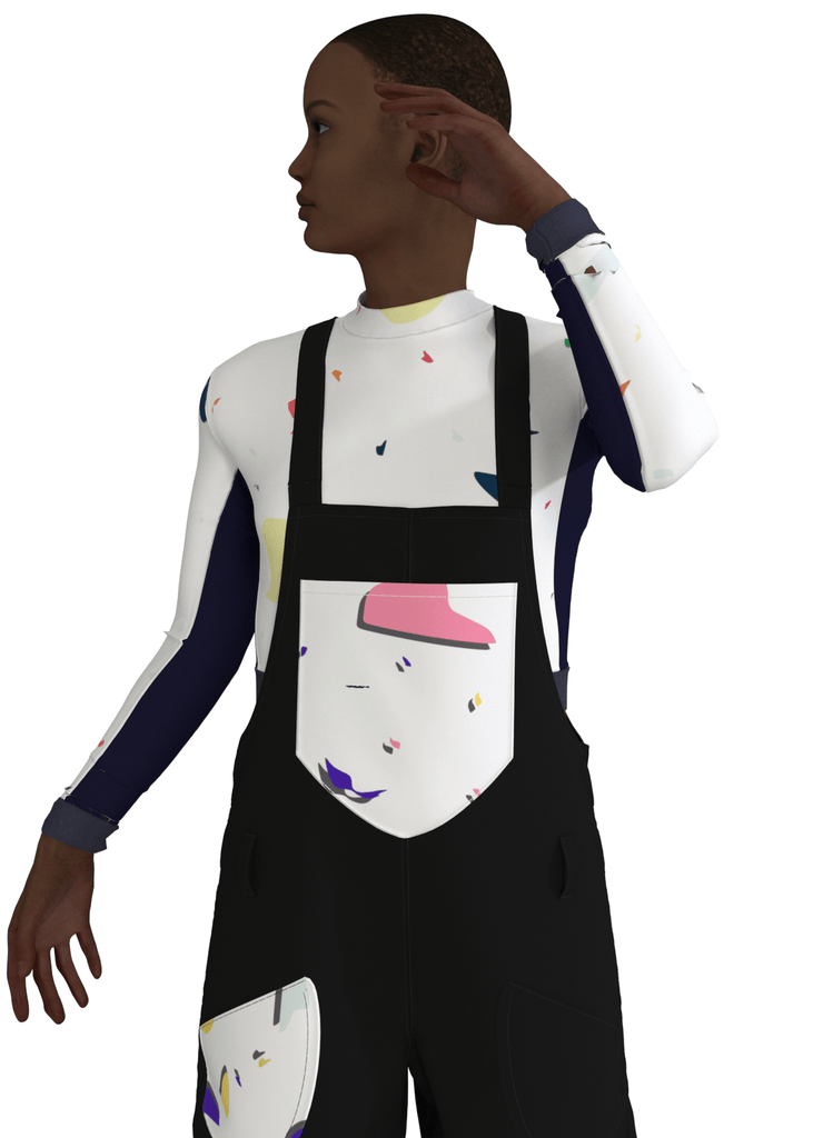 TOUCHER - le croptop moulant - ASSIAKARA vêtement non genré genderless no gender mode unisexe look androgyne dégenrer degender fashion sur mesure inclusivité inclusif inclusive