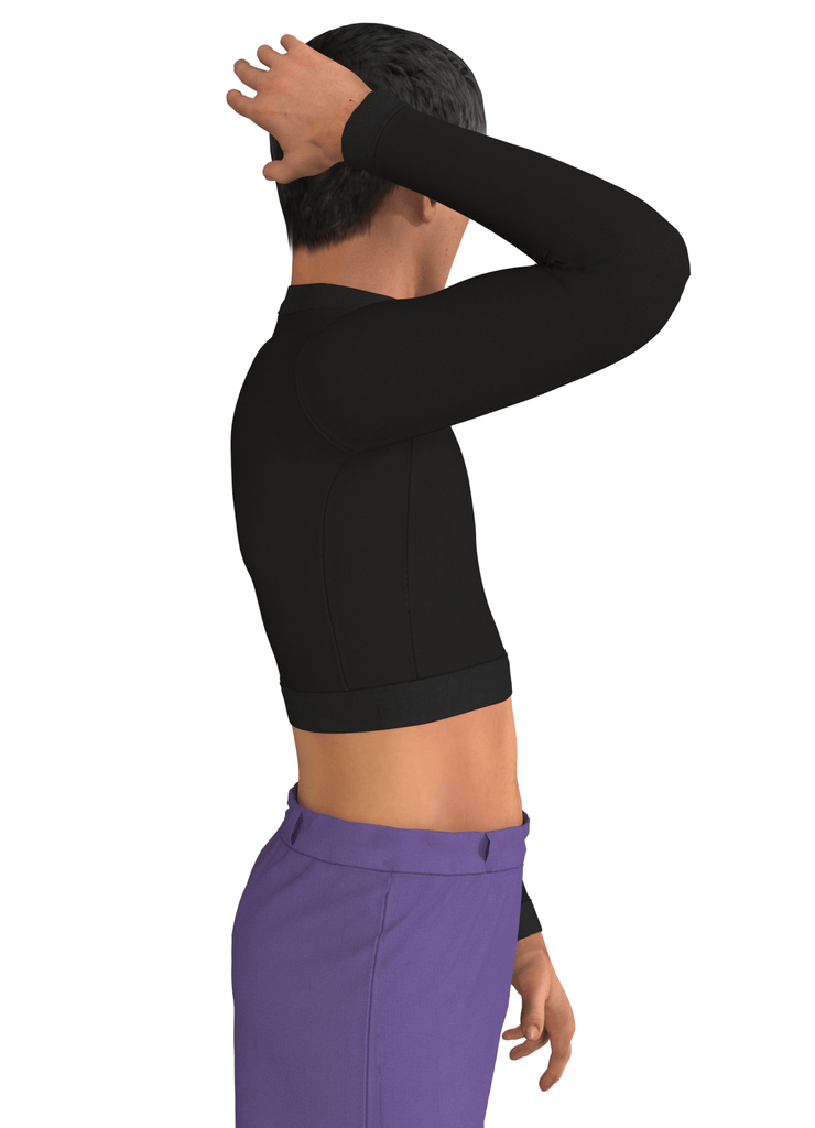 TOUCHER - le croptop moulant - ASSIAKARA vêtement non genré genderless no gender mode unisexe look androgyne dégenrer degender fashion sur mesure inclusivité inclusif inclusive