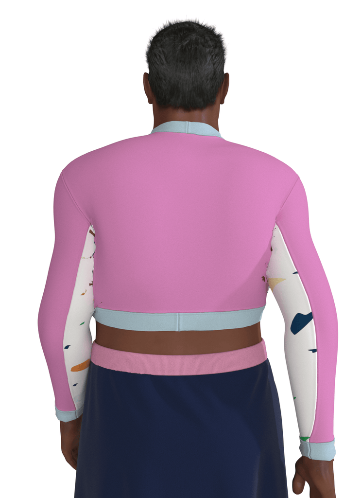 TOUCHER - le croptop moulant - ASSIAKARA vêtement non genré genderless no gender mode unisexe look androgyne dégenrer degender fashion sur mesure inclusivité inclusif inclusive