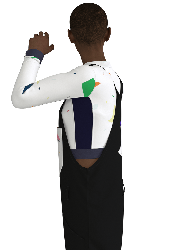 TOUCHER - le croptop moulant - ASSIAKARA vêtement non genré genderless no gender mode unisexe look androgyne dégenrer degender fashion sur mesure inclusivité inclusif inclusive