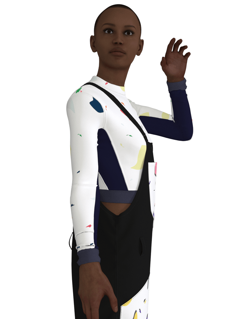 TOUCHER - le croptop moulant - ASSIAKARA vêtement non genré genderless no gender mode unisexe look androgyne dégenrer degender fashion sur mesure inclusivité inclusif inclusive